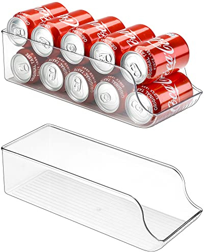 Puricon 2 Pcs Drink Can Organiser for Fridge