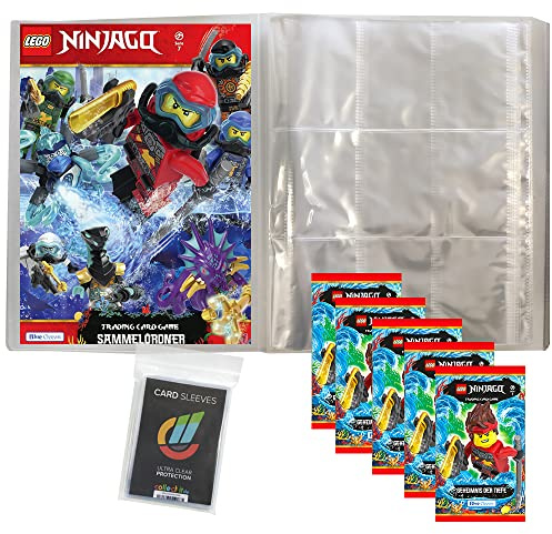 Lego Ninjago - Serie 7 Trading Cards - 1 Leere Sammelmappe + 5 Booster