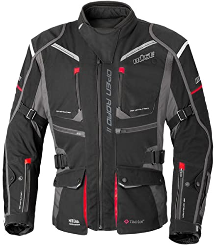 Büse Open Road II wasserdichte Textiljacke Motorradjacke schwarz Herren 102 lang