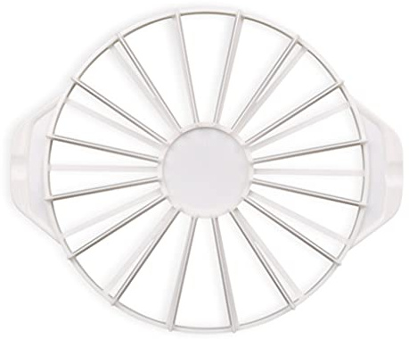 Cake Divider Household Plastic Round 14/16 Pieces Bread Cake Divider Equal Portion Cutter Marker Baking Tool White Cake Cutter Slicer 14