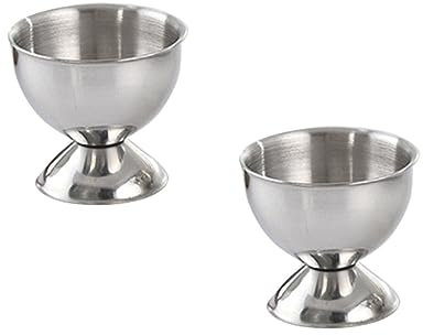 JOINPAYA 2 Piezas Transportador De Copas De Cóctel Antiguas Titular De Huevo Dippy Contenedor De Almacenamiento De Cocina para Escalfar Antiguo Huevera