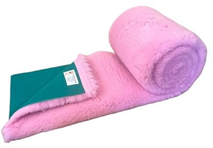 PnH Veterinary Bedding® BLOSSOM Literie vétérinaire en polaire pour chiot/chien/animal domestique Rose 75 x 50 cm