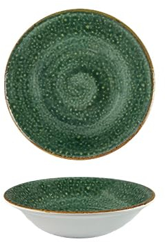 MOON TURQUOISE MELAMINA PLATO HONDO 19