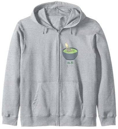 Bol à matcha japonais avec fouet en bambou pour amateurs de thé vert Sweat à Capuche