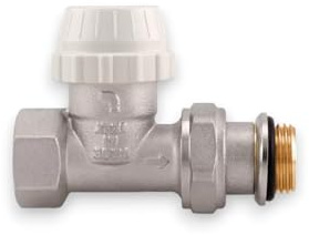 Briconess.com Set Thermostatventile mit Ölsteuerung Anschluss F für Eisenrohr Breite 9,6 cm Länge 13,2 cm