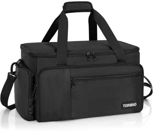 AKOZLIN Professionelle Friseurtasche, Tragbar,Mehrere Taschen | Verstellbare Unterteilungen, Für Friseur Zubehör, Für Friseur, Visagist, Stylist