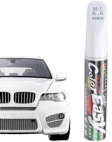 Lápiz de Retoque, Pintura Retocar Arañazos, Herramienta Bolígrafo para Rascar el Coche, Pluma Quita Rayones para Autos, Reparación Arañazos Coche (blancos)