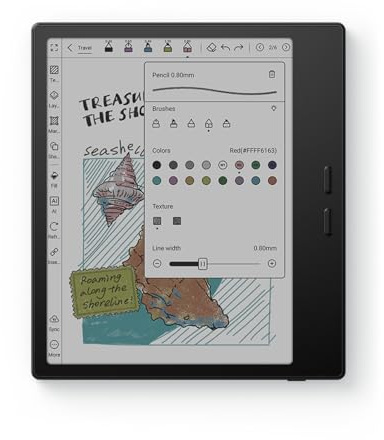 BOOX Tablet Go Color 7 Gen II E Ink Tablet 4G 64G Soporte Active Stylus InkSense (negro)