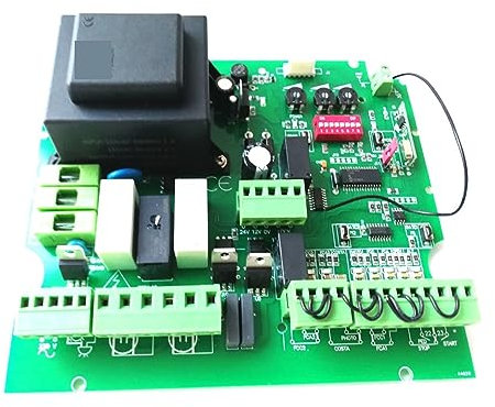 Placa de circuito para motor de puerta Sin caja, abridor de puerta oscilante, placa de tarjeta de Control for actualización, modelo Universal, placa de circuito de CA, placa de Control de repuesto Par