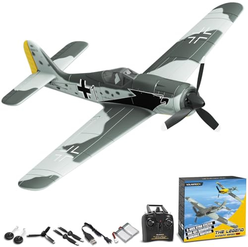 VOLANTEXRC Aereo RC per principianti, A6M Zero Fighter 2,4 GHz, 4 canali, con stabilità Xpilot e acrobazie con una chiave, aereo RC per adulti (761-17)
