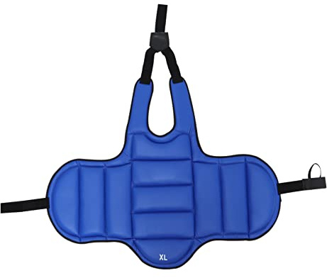 GALPADA Thai Boxing Chest Guard Thickened Body Protector for Kickboxing Training and Fitness Comfortable Chest Vest for Men and Women XL
