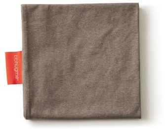 bbhugme Nursing Pillow Cover - Cotton Jersey Fabric - Fits NursingPillow for Breastfeeding, Bottle Feeding and Bonding - Cover Only, Nursing Pillow Sold Separately, Hazel Brown