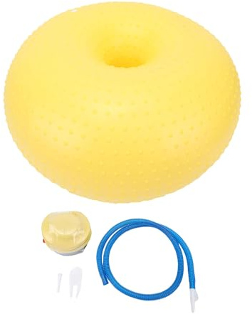 Nurnesy Silla Inflable de Pelota de Yoga con Puntos de Masaje: Bomba de Inflado Rápido, Asiento Flexible para Niños, Entrenamiento Central, Gimnasio, Oficina, Aula