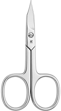 ZWILLING Kombi Nagelschere (Nagel- und Hautschere für Finger- und Fußnägel, gebogene Schneide, feine Spitze, hypoallergen), Poliert, Silber, 90 mm