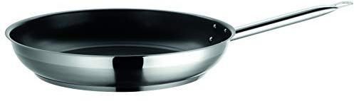 Professional Mäser - Padella in acciaio INOX antiaderente per frittura, 32 cm