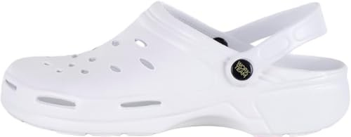 WORKTEAM Zueco Ultraligero de EVA Ergonómico y Anatómico, con Ventilación y Tira de Sujeción en Talón. Unisex Blanco 42