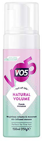 Vo5 Volume Hair Mousse, 150 ml