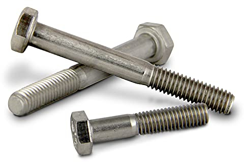 PROTECH 4 Stück Sechskantschrauben mit Schaft M8x200 aus rostfreiem Edelstahl A2 Maschinenschrauben mit Teilgewinde ISO 4014 Gewindeschrauben DIN 931