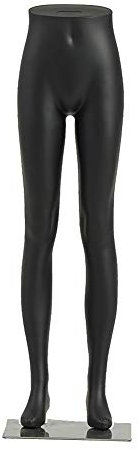 ZHWNGXOlian Kleid Form Männliche Schaufensterpuppe Torso Unterkörper Abnehmbarer Edelstahl Anzug Jeans Modell Requisiten, Schöne Linien (Farbe: Schwarz, Größe: 122cm)(Color:schwarz)