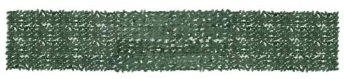 vidaXL Balkon Sichtschutz mit Dunkelgrünen Blättern Windschutz Balkonverkleidung Balkonbespannung Sichtschutzhecke Terrasse Zaun 600x100cm