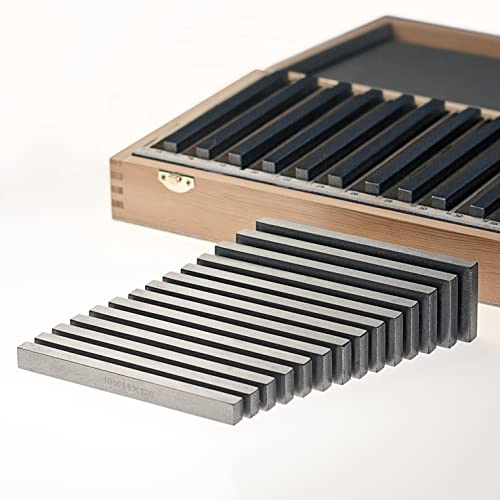 Präzisions-Parallelunterlagen Set (28 Stück) Länge 150 mm Breite 10 mm DIN8168 | Fräsunterlage