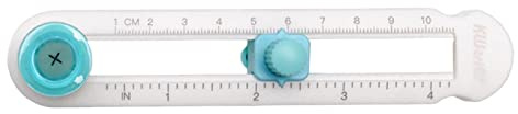 Craft Circle Cutter – Outil de coupe rond avec une coupe précise et une échelle claire | Échelle claire et précise avec coupe-cercle rotatif pour papier cartonné et maternelle Keloc