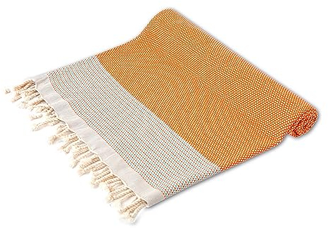 Asciugamano turco Peshtemal Hammam XXL per spiaggia, spa, yoga, sauna, viaggio - Leggero, ad asciugatura rapida, ultra morbido 100% cotone - 100x180 cm -