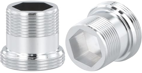 Cozlly 2 Stück Wasserhahn Adapter, Wasserhahn Außengewinde Adapter, Wasserhahn Steckverbinder für Küche Waschbecken (M22 - M18)