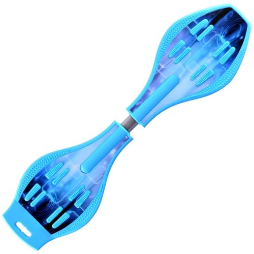 Magnitt Patineta infantil de lujo con ruedas iluminadoras para más emoción, diversión y visibilidad, Twistboard para niños de 8 años en adelante, color mejorado (C