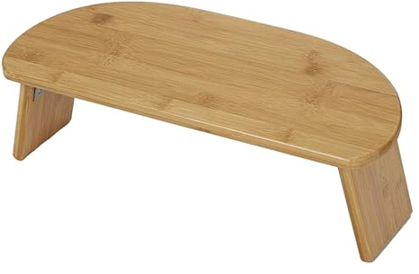 harayaa Meditationsbank aus Holz, zusammenklappbar für längeres Üben, tragbarer ergonomischer Kniehocker zum Beten, Yoga-Bank für Buddhisten