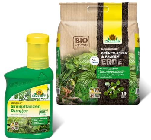 Neudorff NeudoHum Grünpflanzen- & PalmenErde + BioTrissol GrünpflanzenDünger