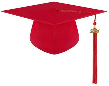 Doktorhut Studentenhut Kindergarten Abschluss Hut 2024 Anhänger Quaste für die Abschlussfeier vom Hochschule Abitur Bachelor Hut Doktorhut Set mit Schärpe Studentenhut Universal