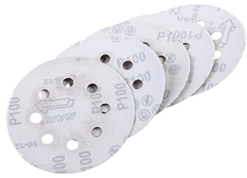 JECOMPRIS 50 Stück Schleifscheiben Mit Grit Aluminiumoxid Körnung Klett-schleifscheiben Rund Pads