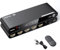 llano HDMI 2.1 Switch 4K@120Hz HDMI Switcher with Audio Extractor(Optical & 3.5mm Out, SPDIF 7.1Ch, High Speed 48Gbps), 4 in 1 Out Audio Converter Compatible with PS4/PS5 Xbox Roku（Black）