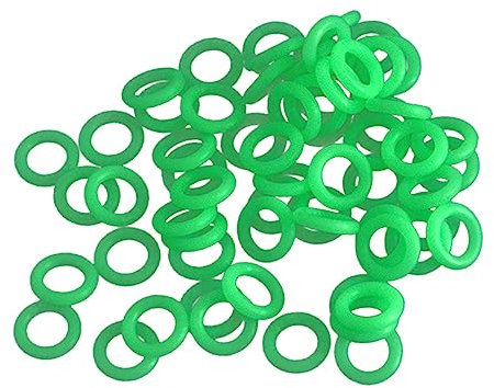 PAMINGONO 100stücke The-Dark Zelt Pflockringe Outdoor Camping Zubehör Leuchtende Zeltheringe Für Zeltboden Nagelringe Warnfunktion Bei Nacht