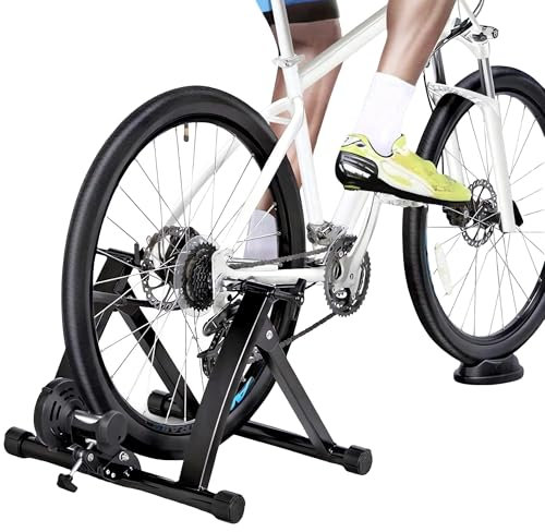 Entrenador de Ciclismo, Equipo de Fitness con Resistencia Magnética Rodillos para Bicicleta, Ejercicio en Casa Entrenamiento