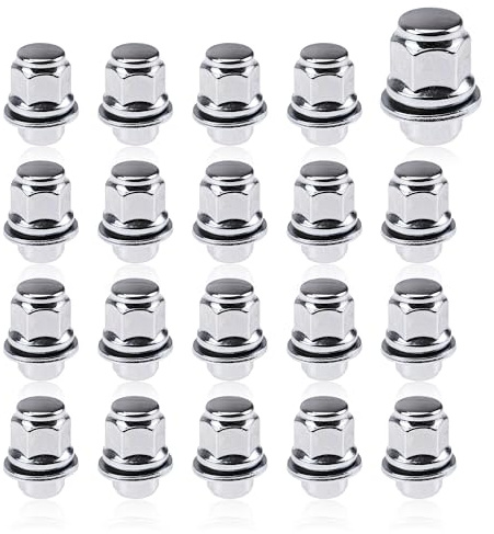 LEVANLIGHT Radmuttern, M12 x 1,5, kompatibel mit Jaguar F-Type, S-Type, X-Type, XF-Serie, XJ X350/X351/X358, XK/XKR Serie, ersetzt # C2C35294 M12 x 1,5, Radmuttern, 20 Stück