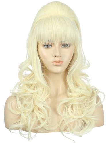 VGbeaty Women Long Blonde Wavy Wig