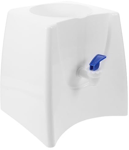 BESTYASH Dispensador de Agua Fría de Plástico para Escritorio, Diseño Compacto y Versátil, Color Blanco, Adecuado para Oficina y Decoración del Hogar