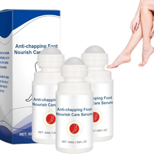 Bálsamo nutritivo antigrietas para pies, crema reparadora para talones agrietados, bálsamo hidratante en barra para pies, crema para talones, para y secos y agrietados (3 piezas)
