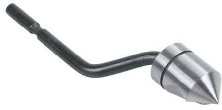 Helilyco BC1041 - Herramienta de desbarbado avellanado con manivela de 10,4 mm de diámetro, eje de acero de alta velocidad para metal, plástico, madera, 60 mm de longitud, color negro y plateado