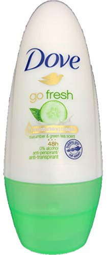Dove Go Fresh Cucumber Anti-Transpirant Deodorant Roll-On 50 ml - 6 Stück