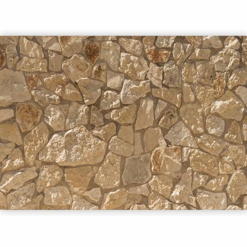 Fotomurales B&D XXL - 400x280 cm XXL Papel pintado tejido no tejido Decoración de Pared decorativos Murales moderna Diseno Fotográfico Piedra Piedras optica Muro f-B-0064-a-b