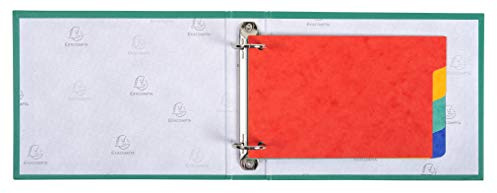 Exacompta 604E 10er Pack Karton-Register für DIN A6 aus starkem Colorspankarton 4-teilig 10 x 15 cm vollfarbig 4 Farben für Karteikarten Trennblätter Trennstreifen