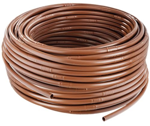 Provence Outillage 05620-Tubo di irrigazione a Goccia, 50 m, Colore: Marrone