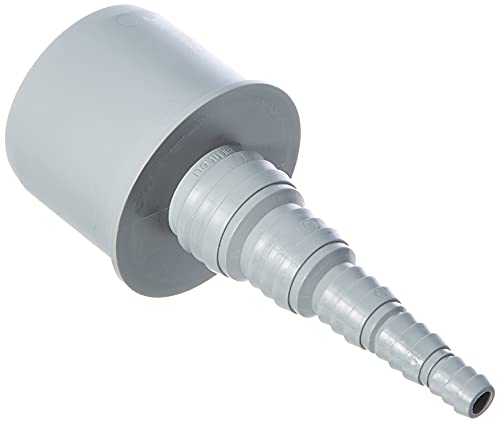 Airfit - Nipplo DN 50 per tubo da 8 a 25 mm, colore: grigio