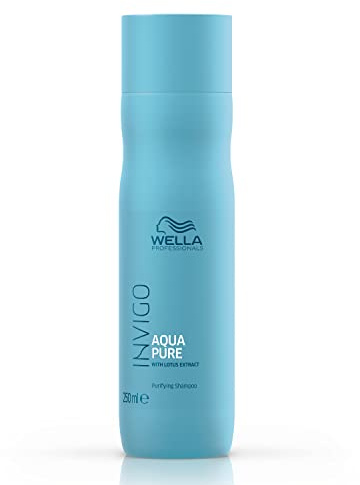 Wella Professionals INVIGO Aqua Pure Tiefenrein Shampoo 250ml (3 Pack)