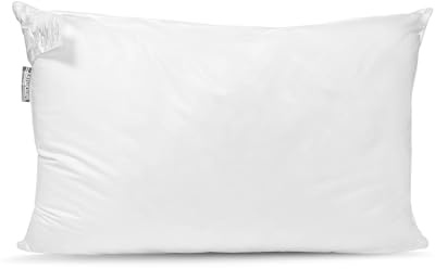 Pillowtex Kyoto-kudde – halv bovete och halv polyesterkudde – kudde i japansk stil (drottning (51 cm x 76 cm)