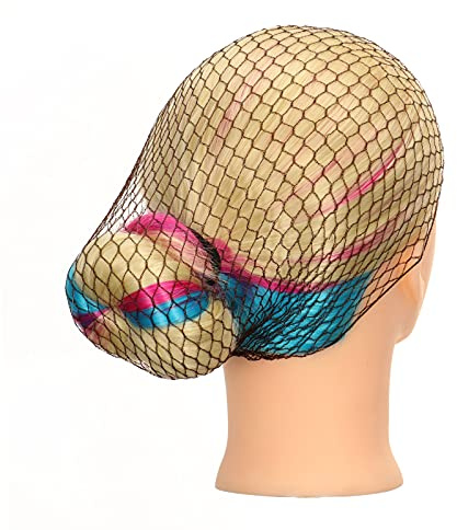 Coloryoung 24 Count Brown Hair Net, Invisible Elastic Edge Thicker Mesh for Bun, Kitchen, Food Service, Sleeping, Ballet