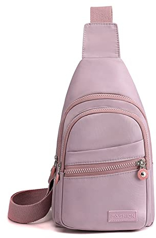 Long Keeper Anti-Diebstahl Brusttasche für Damen Herren - Sling Bag Crossbody Bag Leichte Umhängetasche Gym Daypack zum Wandern Radfahren Reisen Outdoor